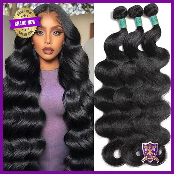 12A Brazilian Virgin Human Hair Extensions Body Wave 18-22 Inch 3 Bundles main image 6